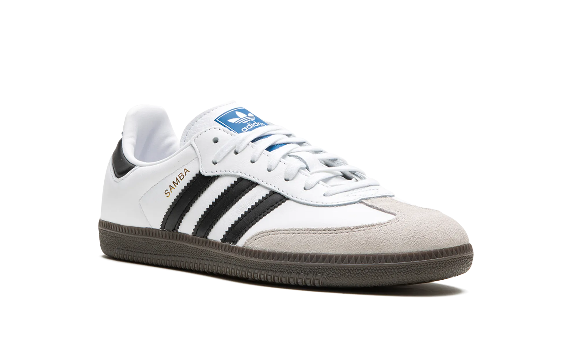 Samba OG GS "White / Black" adidas grade school sneakers