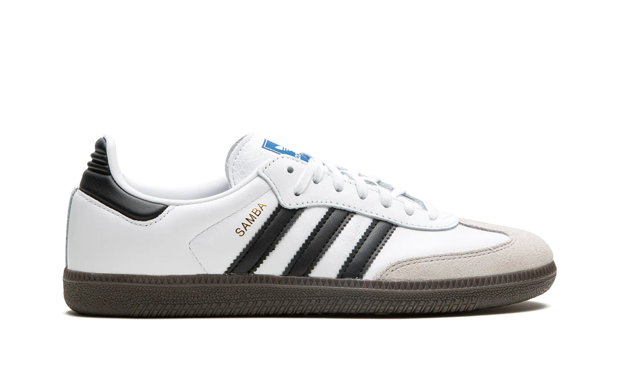 Samba OG GS "White / Black" adidas grade school sneakers
