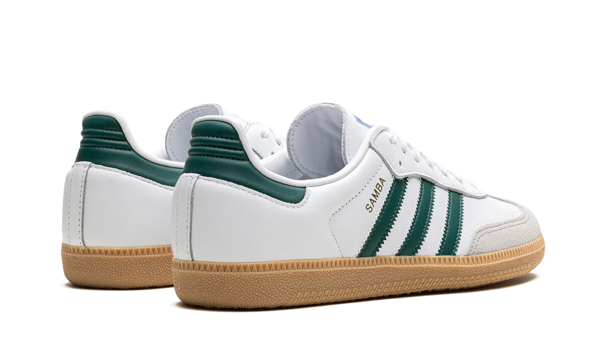 Samba OG GS "White Collegiate Green Gum" adidas grade school sneakers