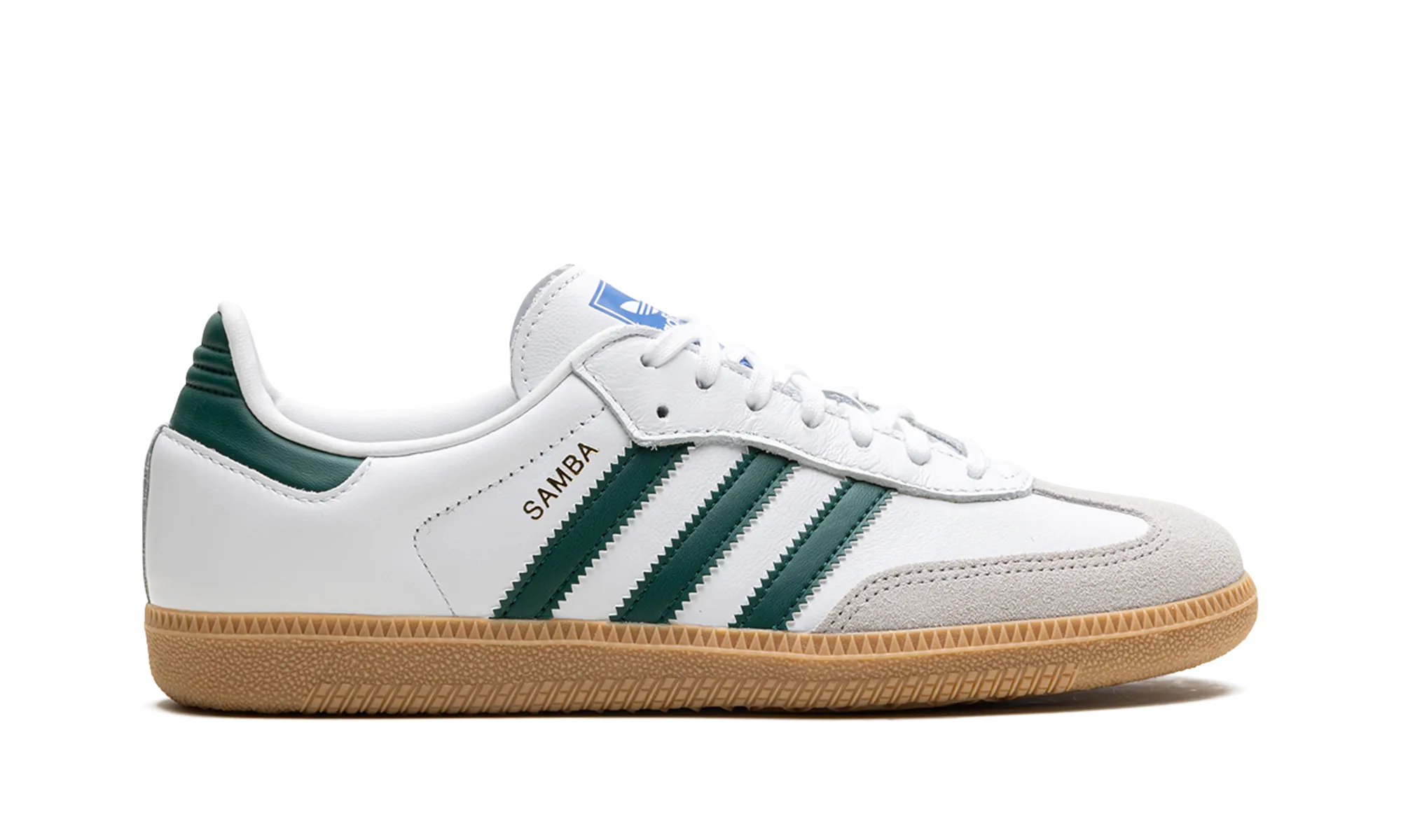 Samba OG GS "White Collegiate Green Gum" adidas grade school sneakers
