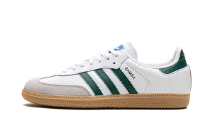 Samba OG GS "White Collegiate Green Gum" Adidas Grade School shoes