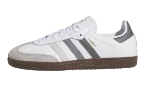 Samba OG GS "White Grey" Adidas Grade School shoes