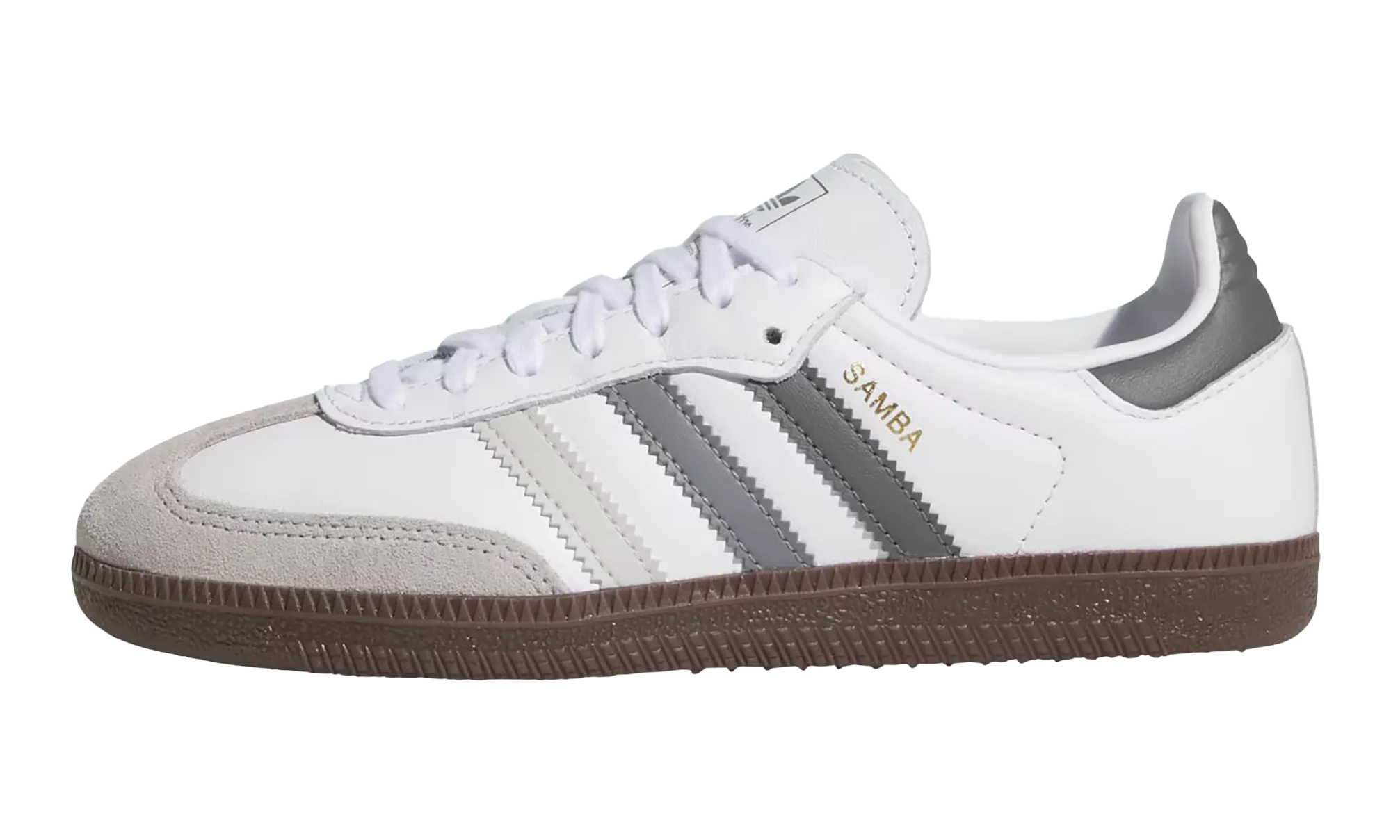 Samba OG GS "White Grey" Adidas Grade School shoes