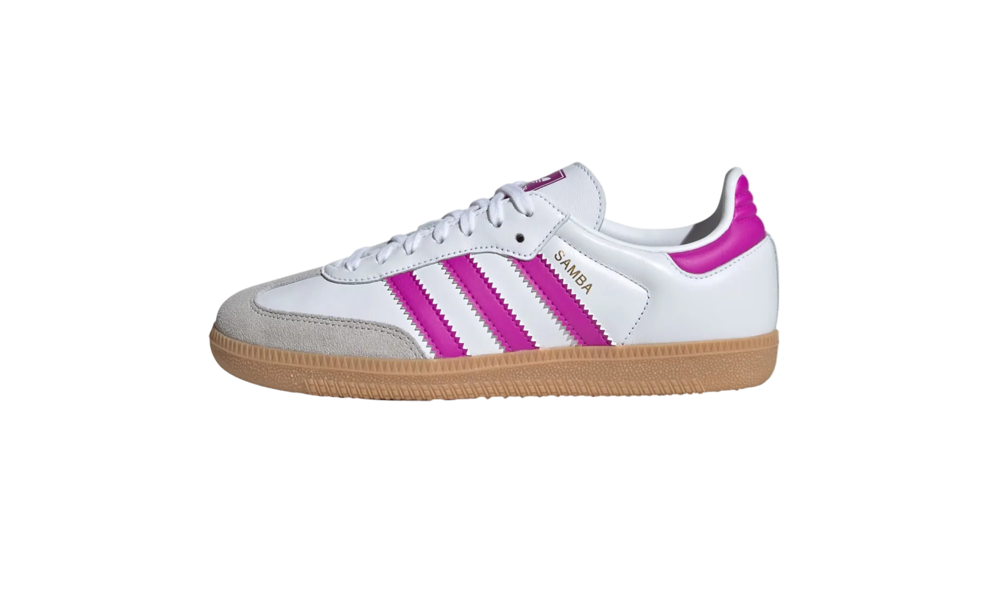 Samba OG GS "White Purple" Adidas Grade School shoes