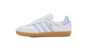 Samba OG J GS "White Halo Blue Gum" Adidas Grade School shoes