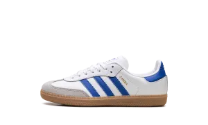 Samba OG PS "White Blue" adidas preschool kids sneakers