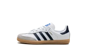 Samba Og PS "White Indigo Gum" adidas preschool kids sneakers