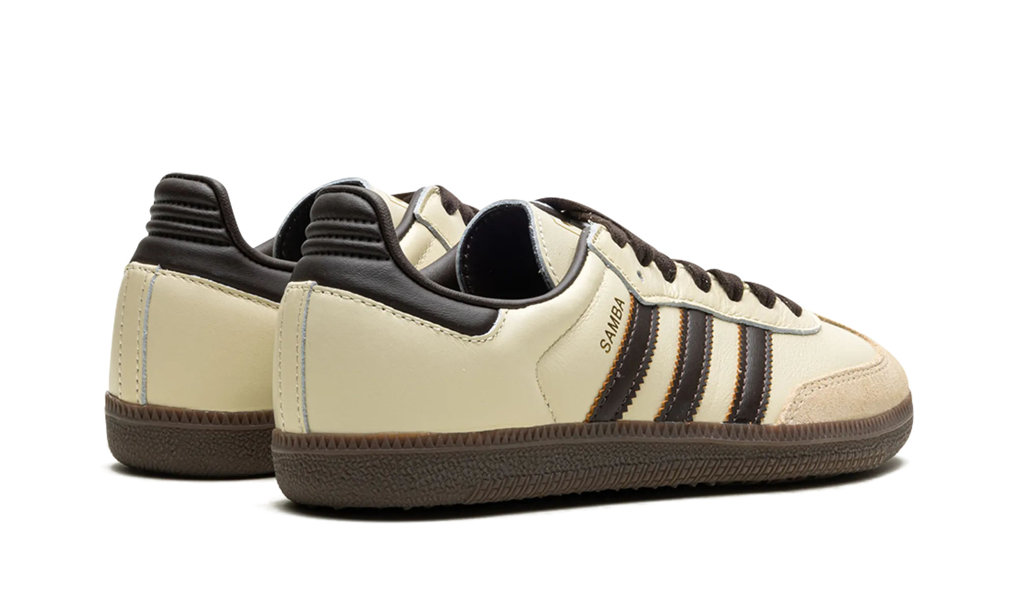 Samba OG "Cream White / Dark Brown" adidas mesh sneakers for men