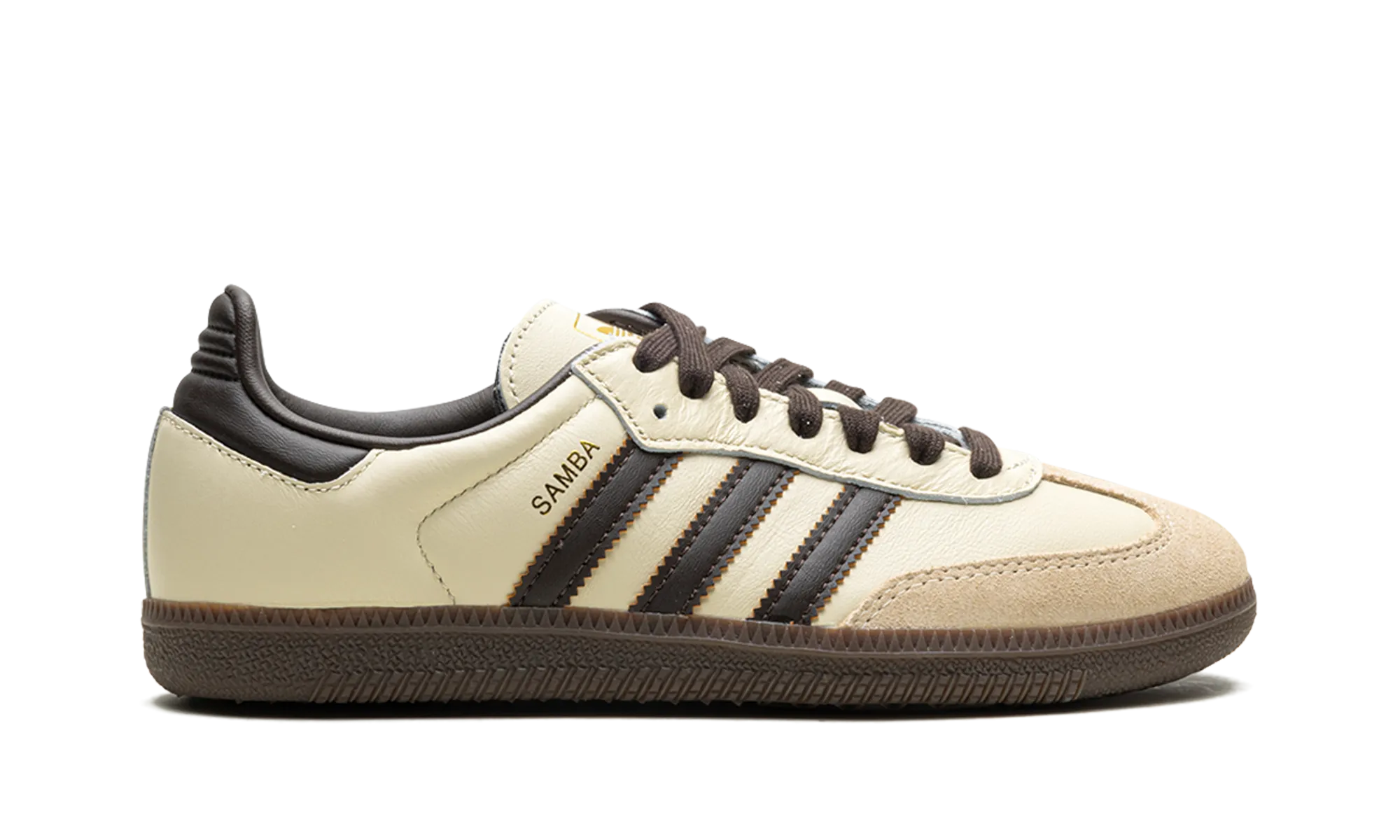 Samba OG "Cream White / Dark Brown" adidas mesh sneakers for men