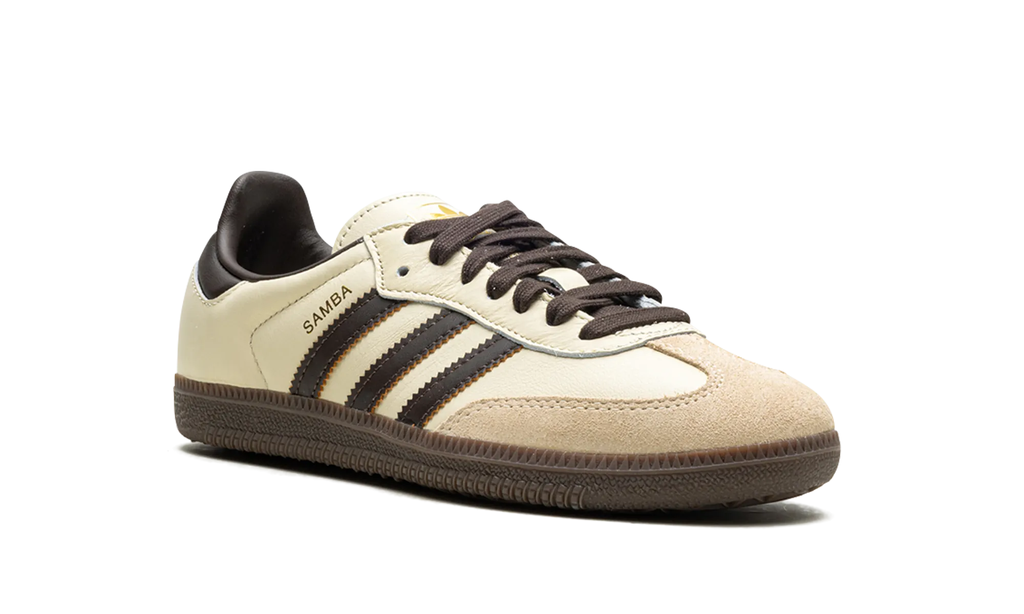 Samba OG "Cream White / Dark Brown" adidas mesh sneakers for men