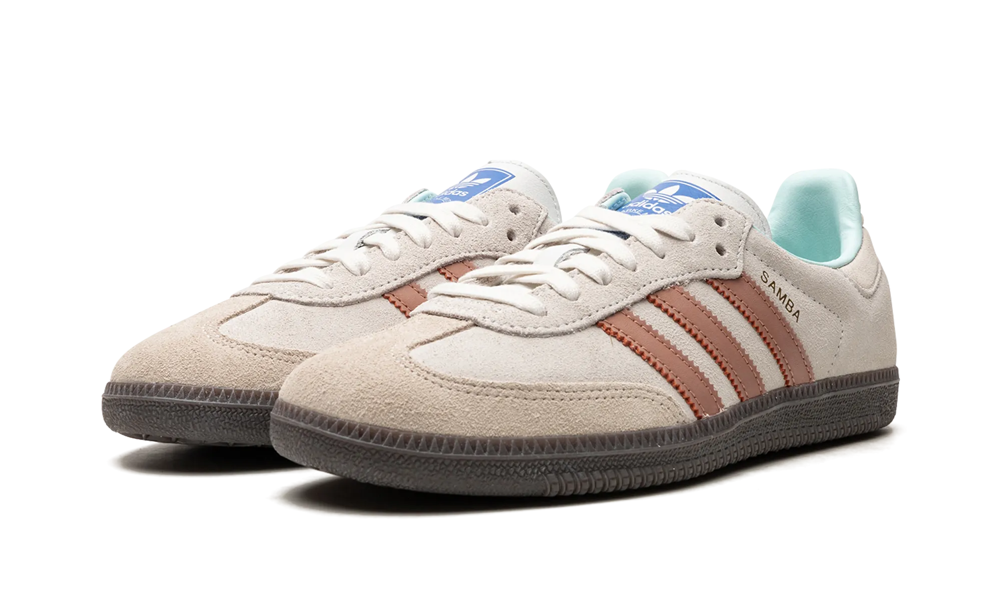 Samba OG "Crystal White / Clay" adidas mesh sneakers for men