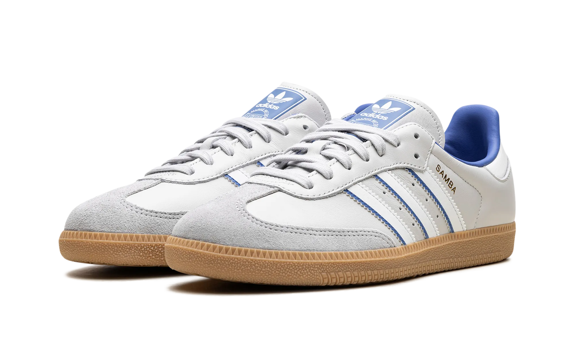 Samba OG "Grey One Blue" adidas mesh sneakers for men