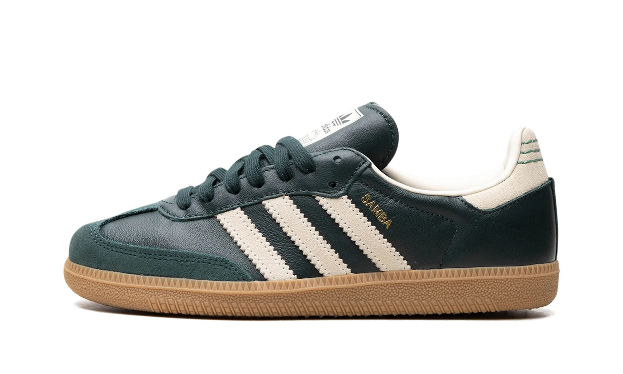Samba OG "Shadow Green Cream White Gold Metallic" Adidas Men's sneakers