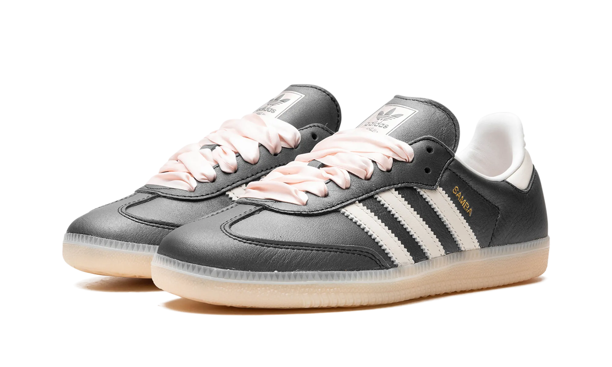 Samba OG WMNS "Black Beige Pink" adidas womens workout shoes