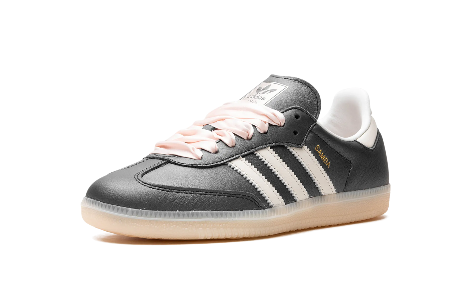 Samba OG WMNS "Black Beige Pink" adidas womens workout shoes