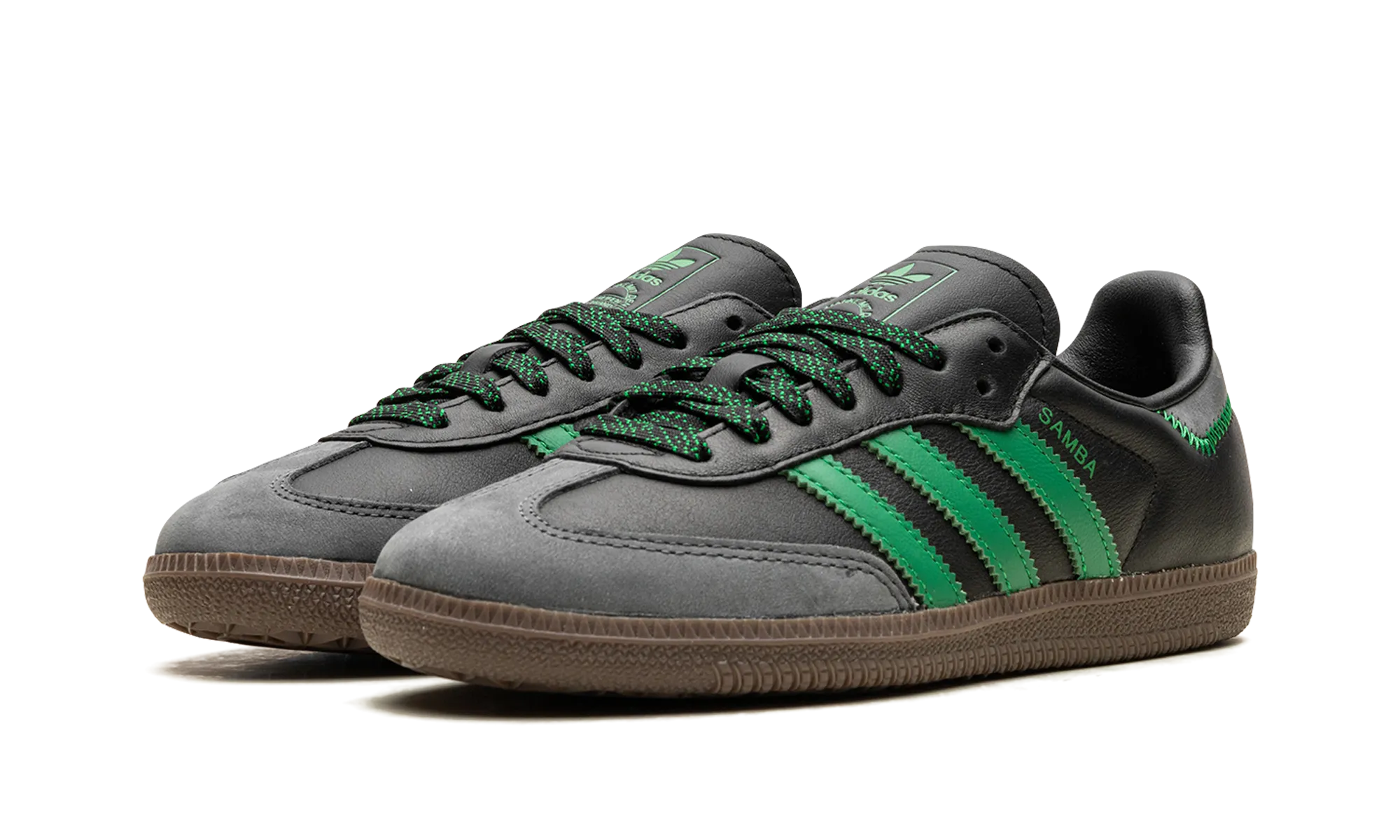 Samba Og WMNS "Black Green" adidas womens workout shoes