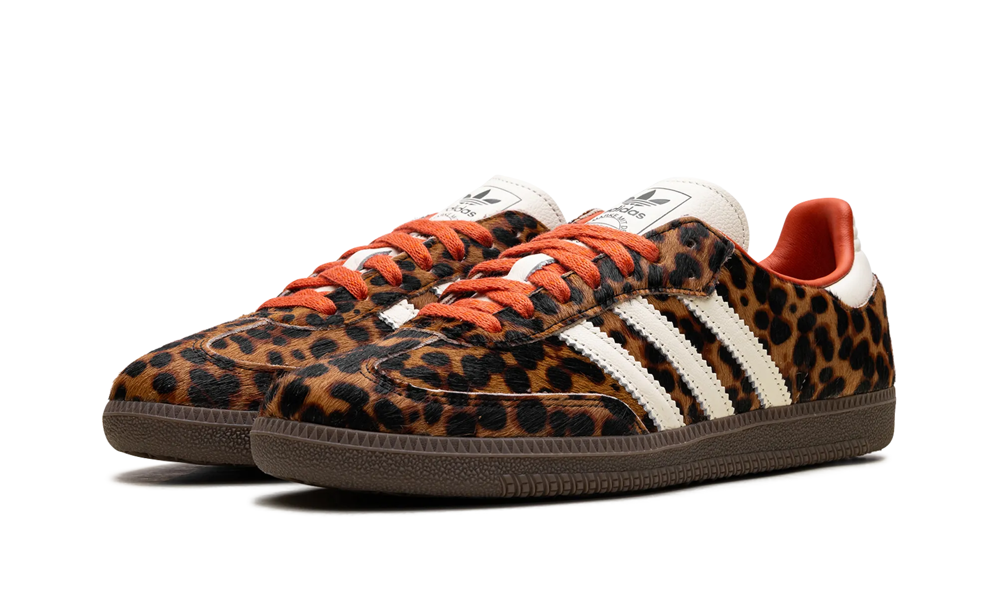 Samba OG WMNS "Leopard / Cream Orange" adidas stylish womens sneakers