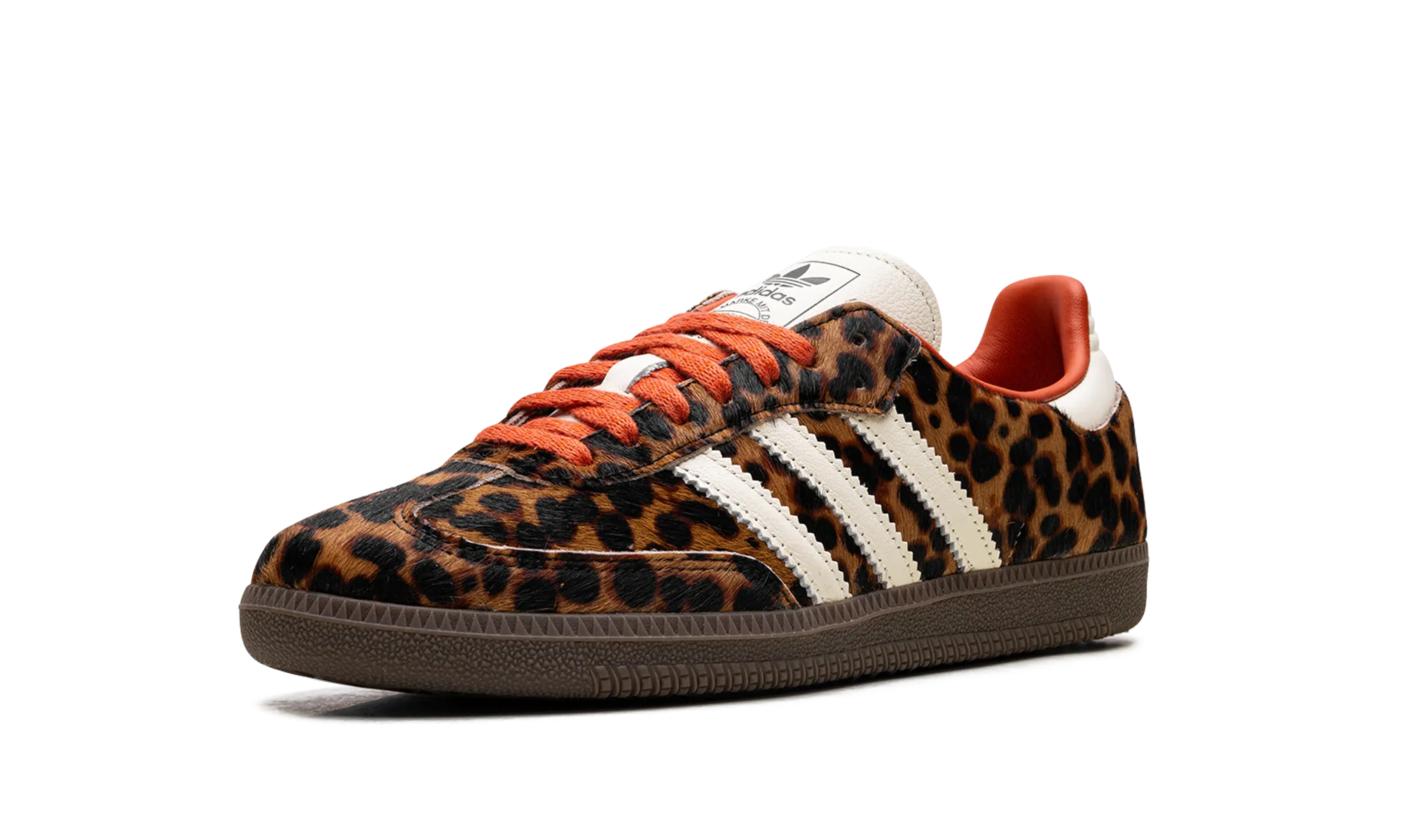 Samba OG WMNS "Leopard / Cream Orange" adidas stylish womens sneakers