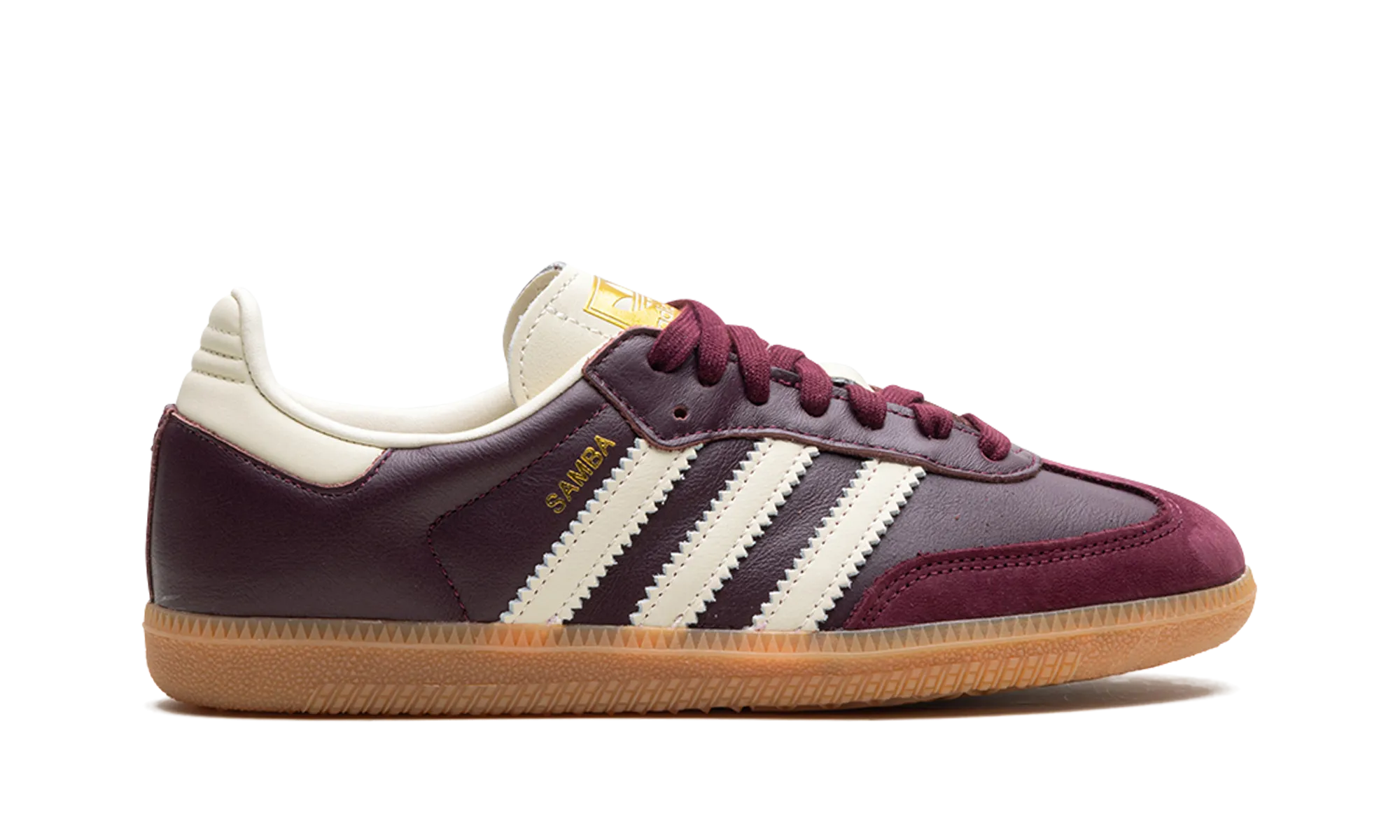 SAMBA OG WMNS "Maroon / Cream White" adidas stylish womens sneakers