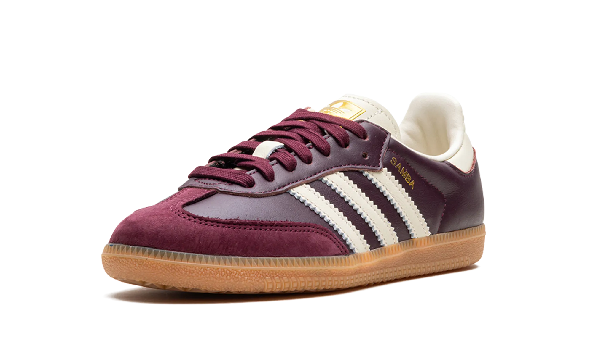 SAMBA OG WMNS "Maroon / Cream White" adidas stylish womens sneakers