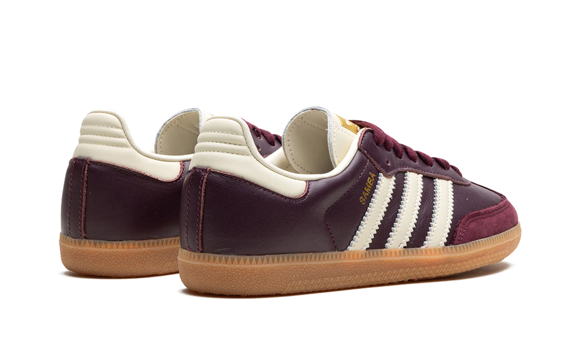 SAMBA OG WMNS "Maroon / Cream White" adidas stylish womens sneakers