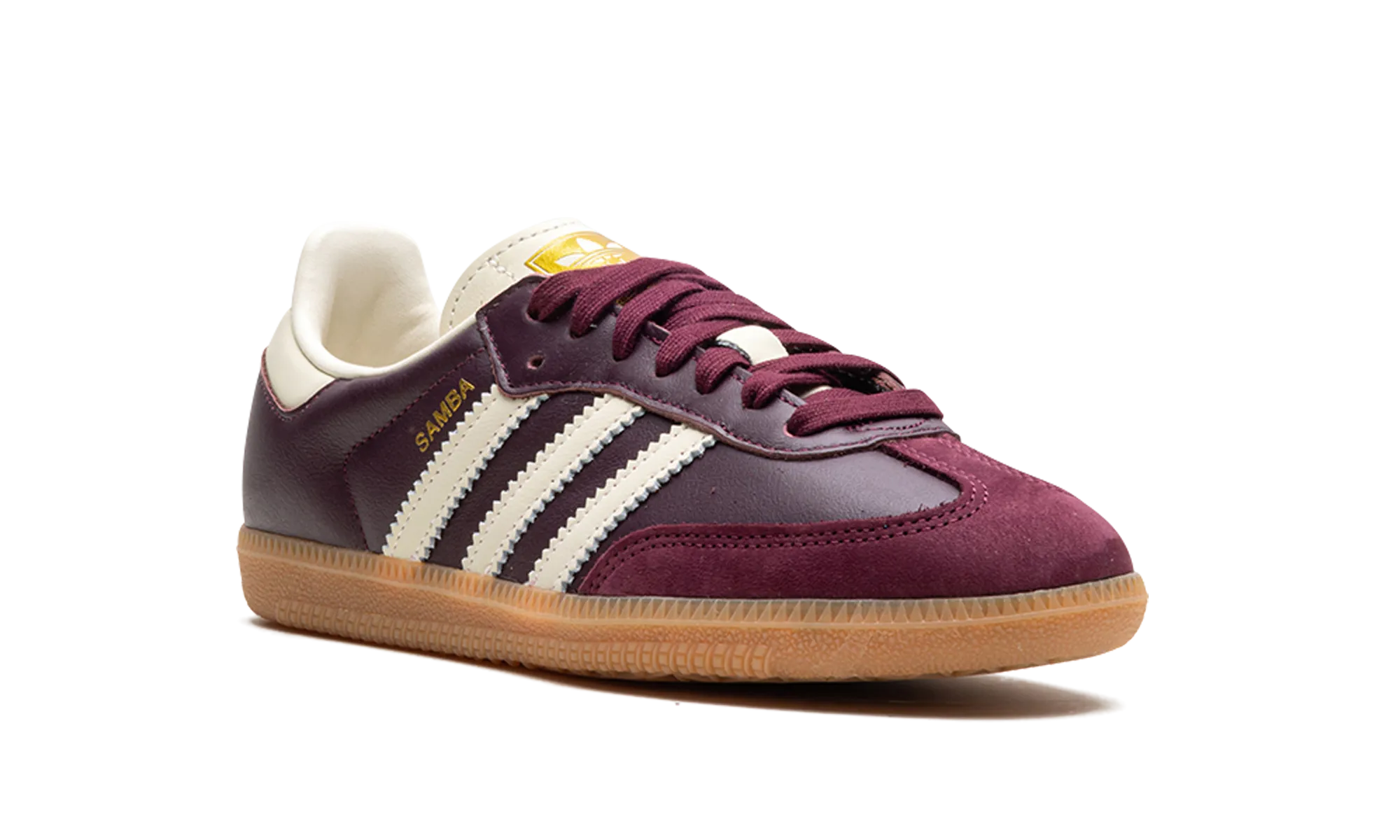 SAMBA OG WMNS "Maroon / Cream White" adidas stylish womens sneakers