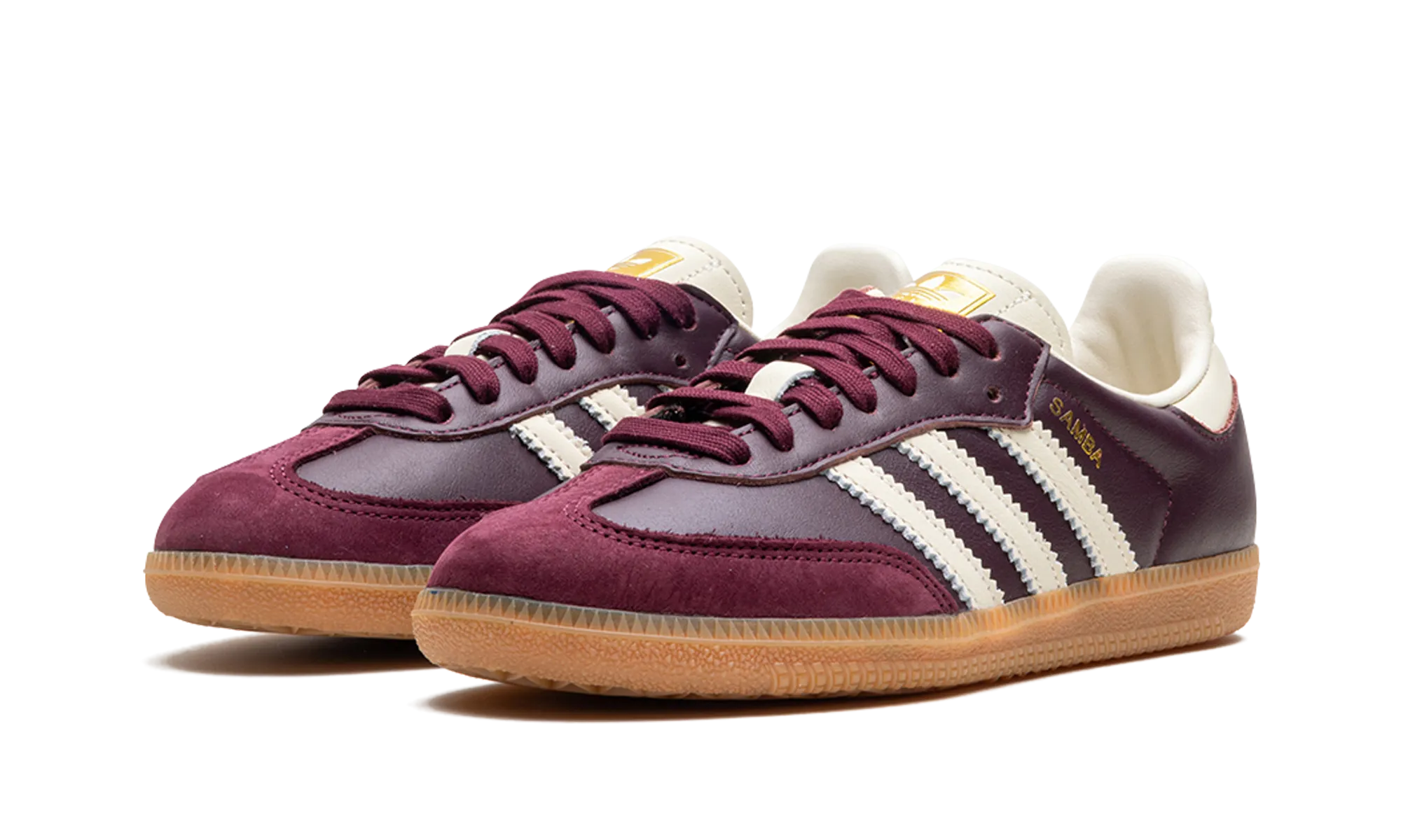 SAMBA OG WMNS "Maroon / Cream White" adidas stylish womens sneakers