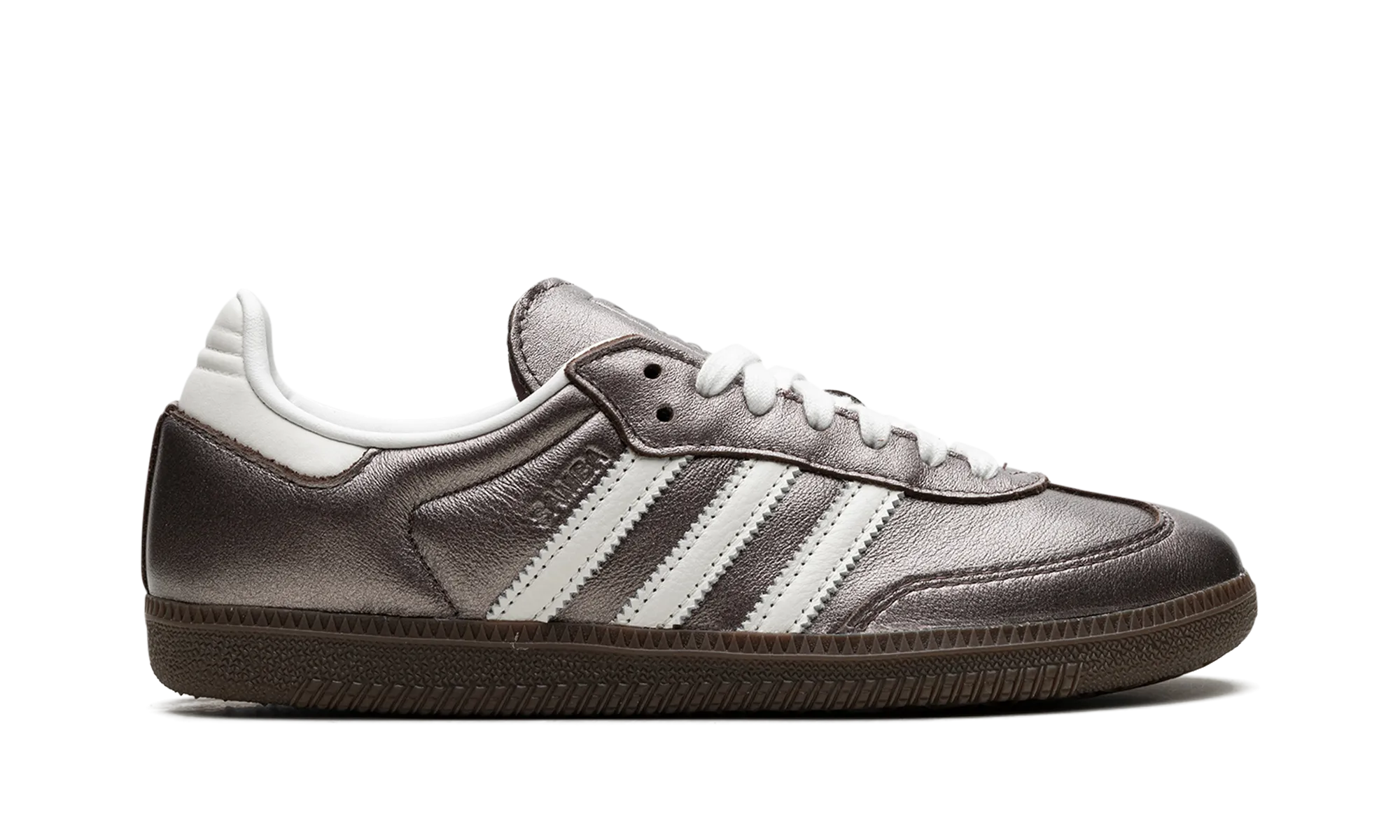 Samba OG WMNS "Metallic Purple White" adidas womens workout shoes