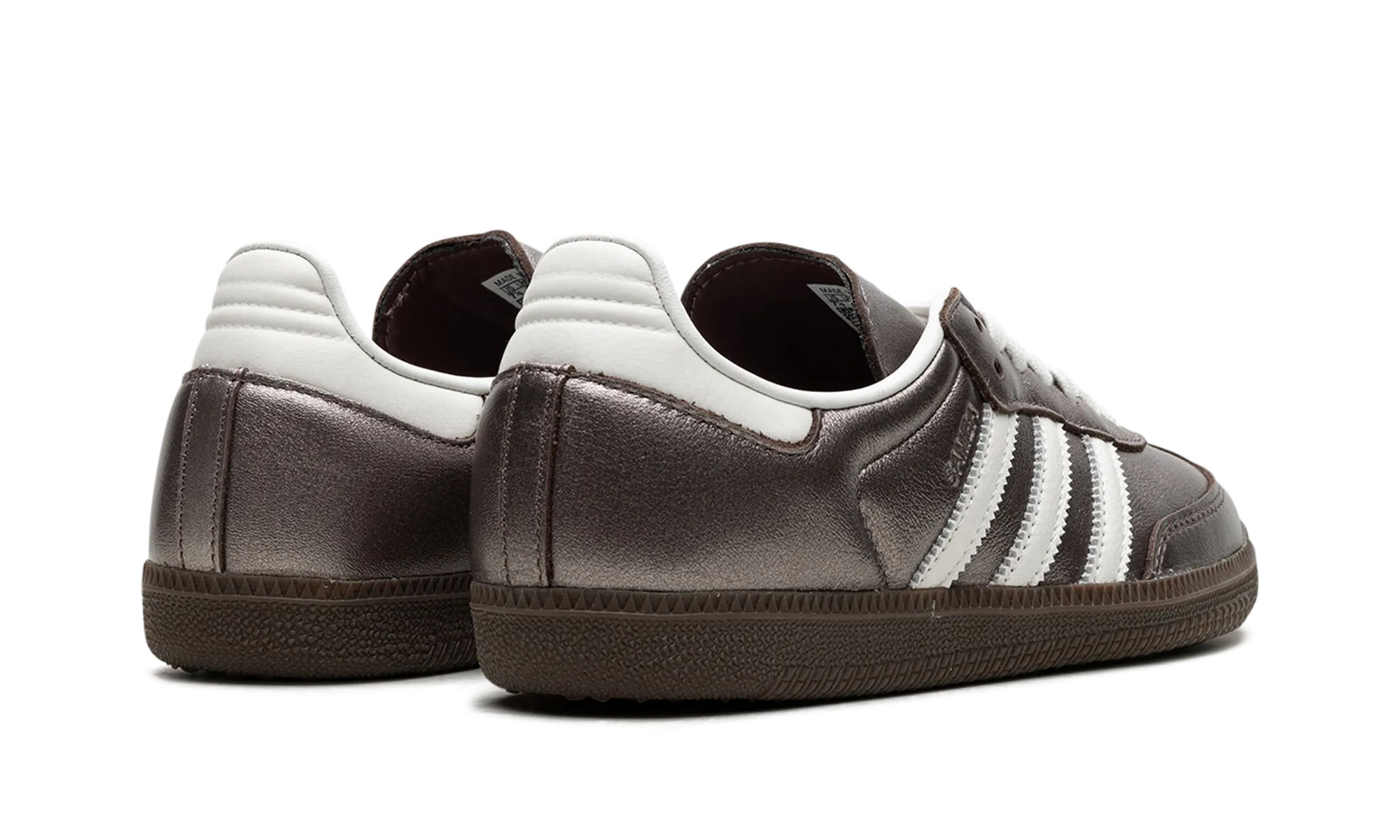 Samba OG WMNS "Metallic Purple White" adidas womens workout shoes