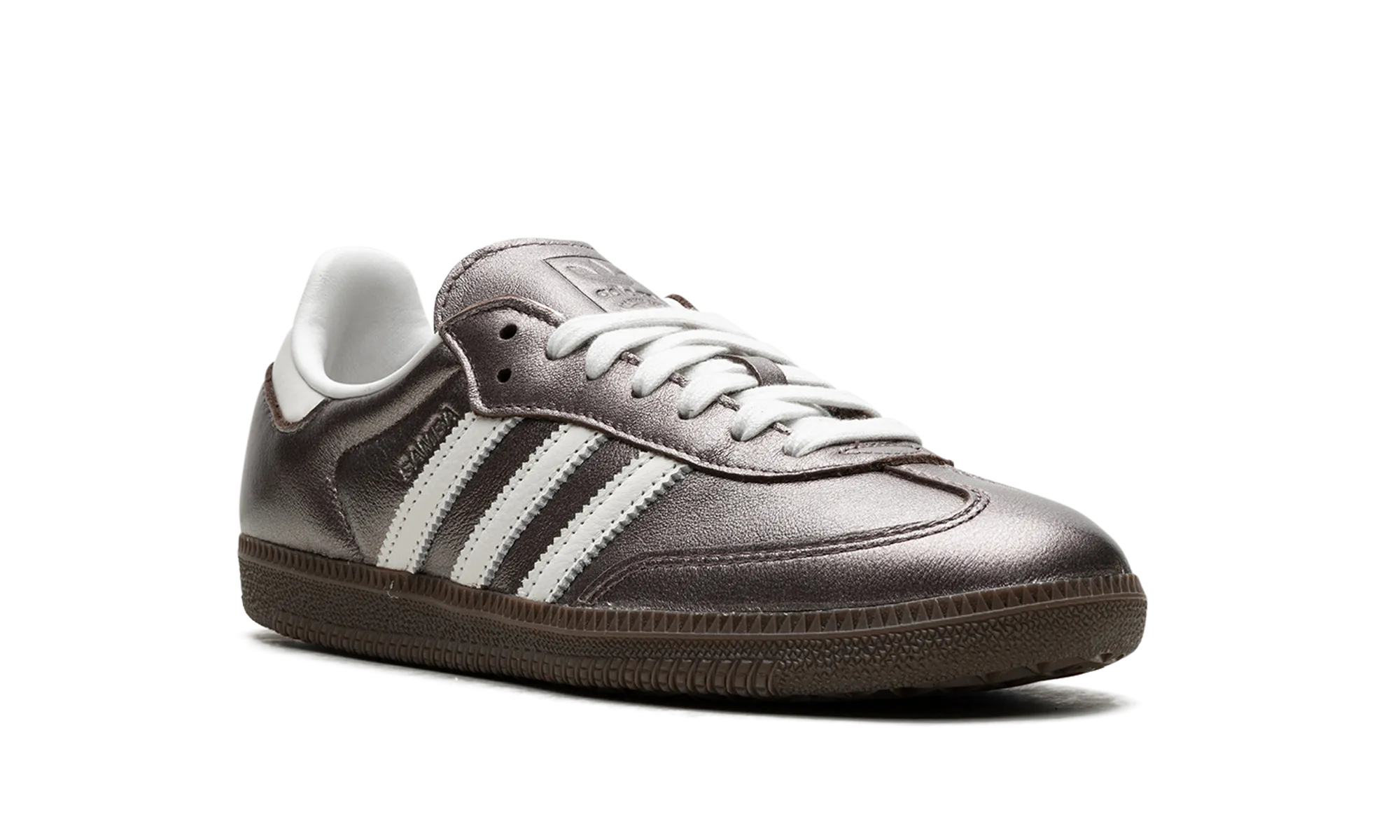 Samba OG WMNS "Metallic Purple White" adidas womens workout shoes