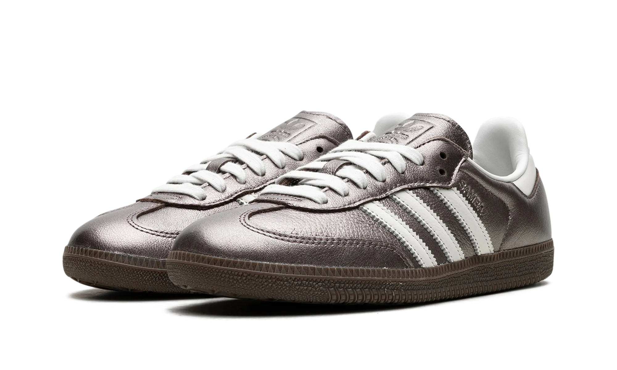 Samba OG WMNS "Metallic Purple White" adidas womens workout shoes