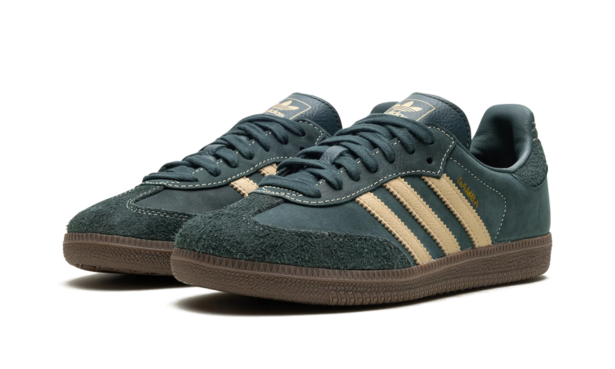 Samba OG WMNS "Mineral Green Crystal Sand" adidas womens workout shoes
