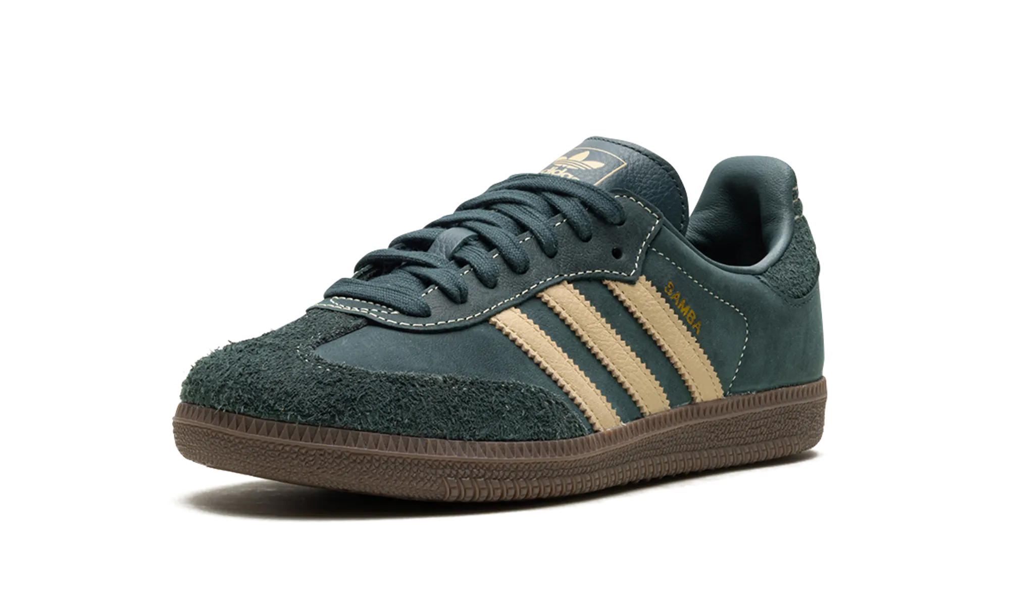 Samba OG WMNS "Mineral Green Crystal Sand" adidas womens workout shoes
