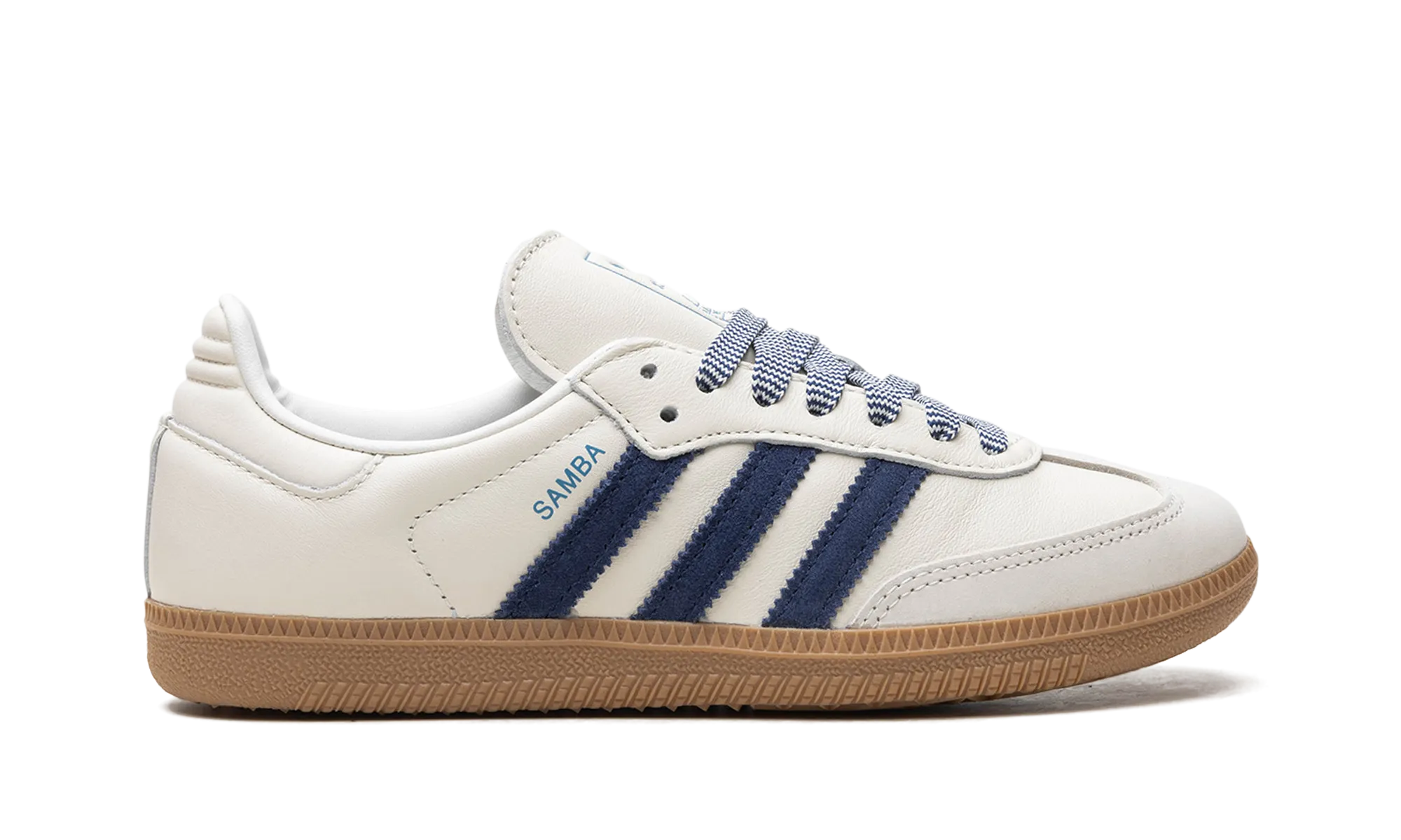 Samba OG WMNS "Off White Dark Blue" adidas stylish womens sneakers