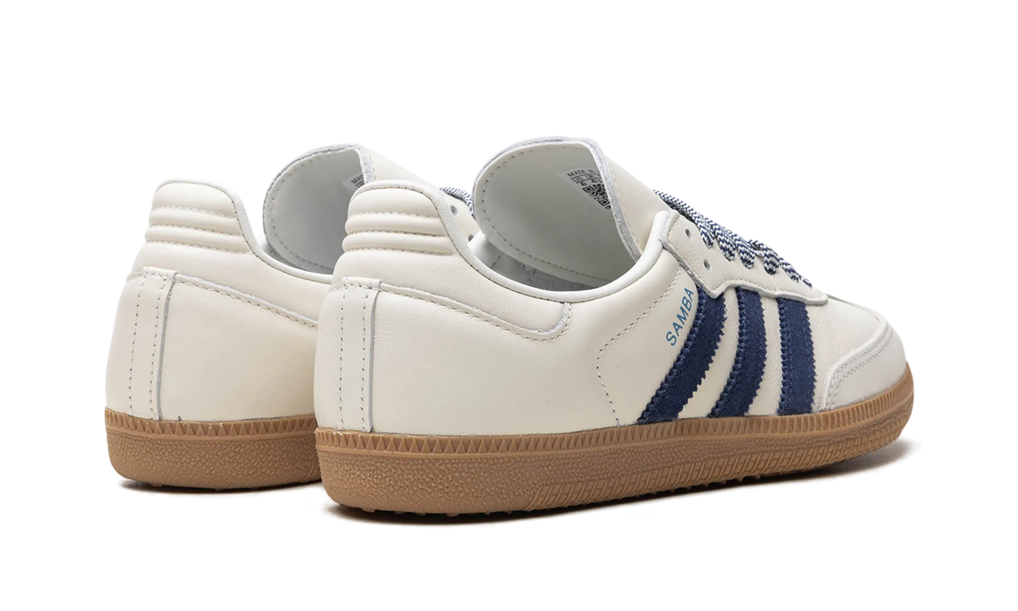Samba OG WMNS "Off White Dark Blue" adidas stylish womens sneakers
