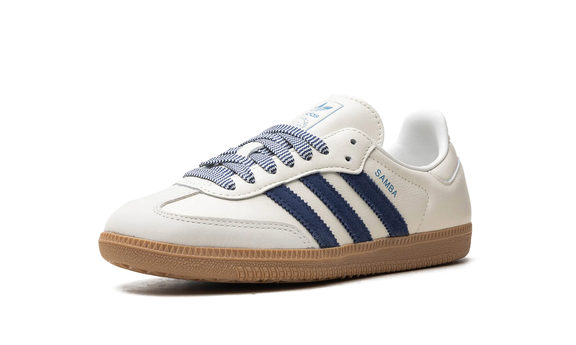 Samba OG WMNS "Off White Dark Blue" adidas stylish womens sneakers