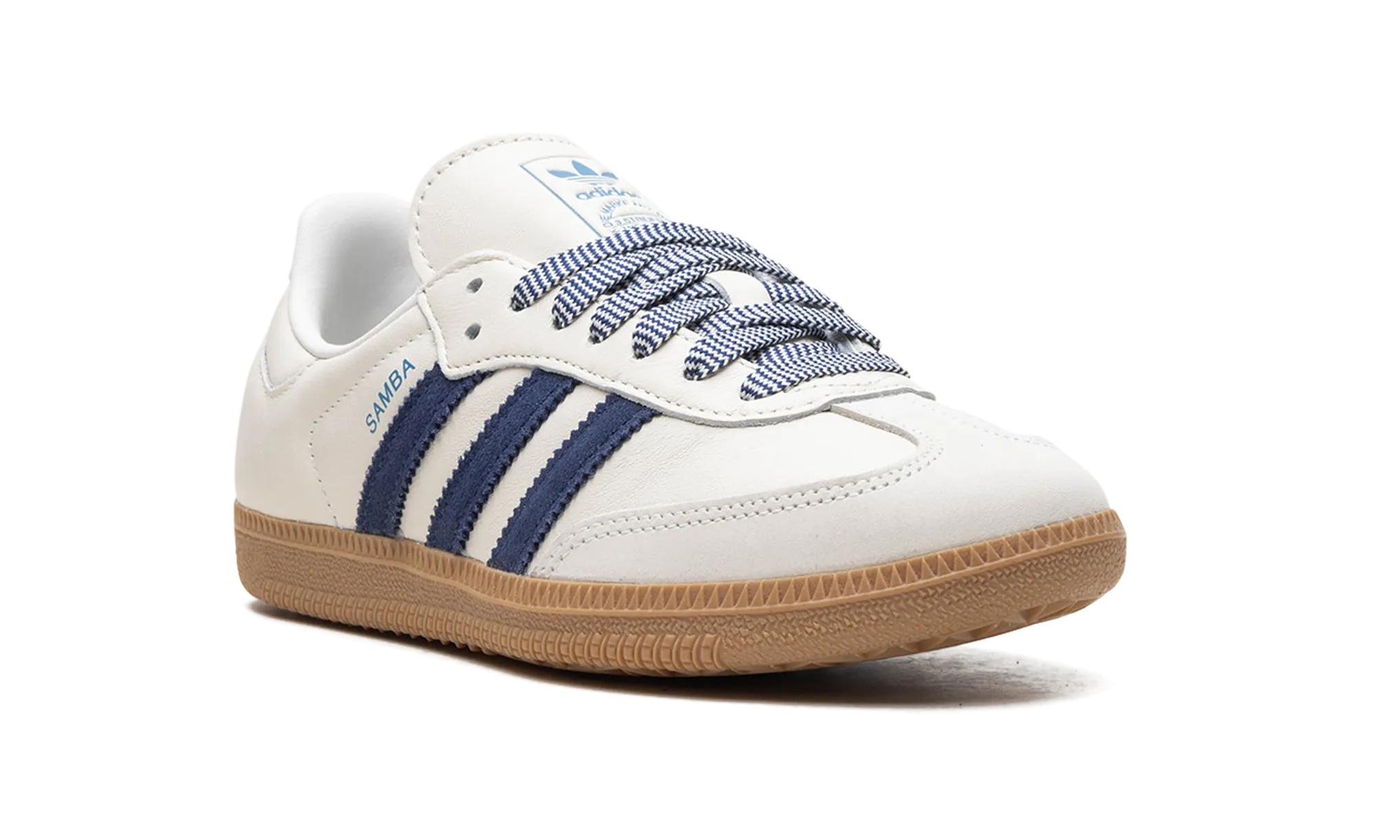Samba OG WMNS "Off White Dark Blue" adidas stylish womens sneakers