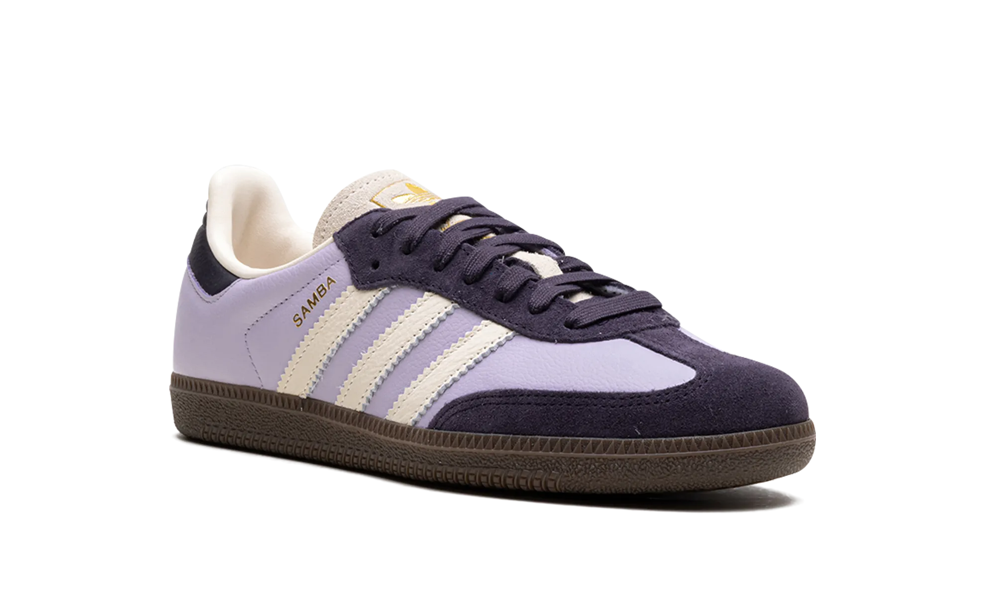 Samba OG WMNS "Silver Dawn Aurora Black" adidas stylish womens sneakers