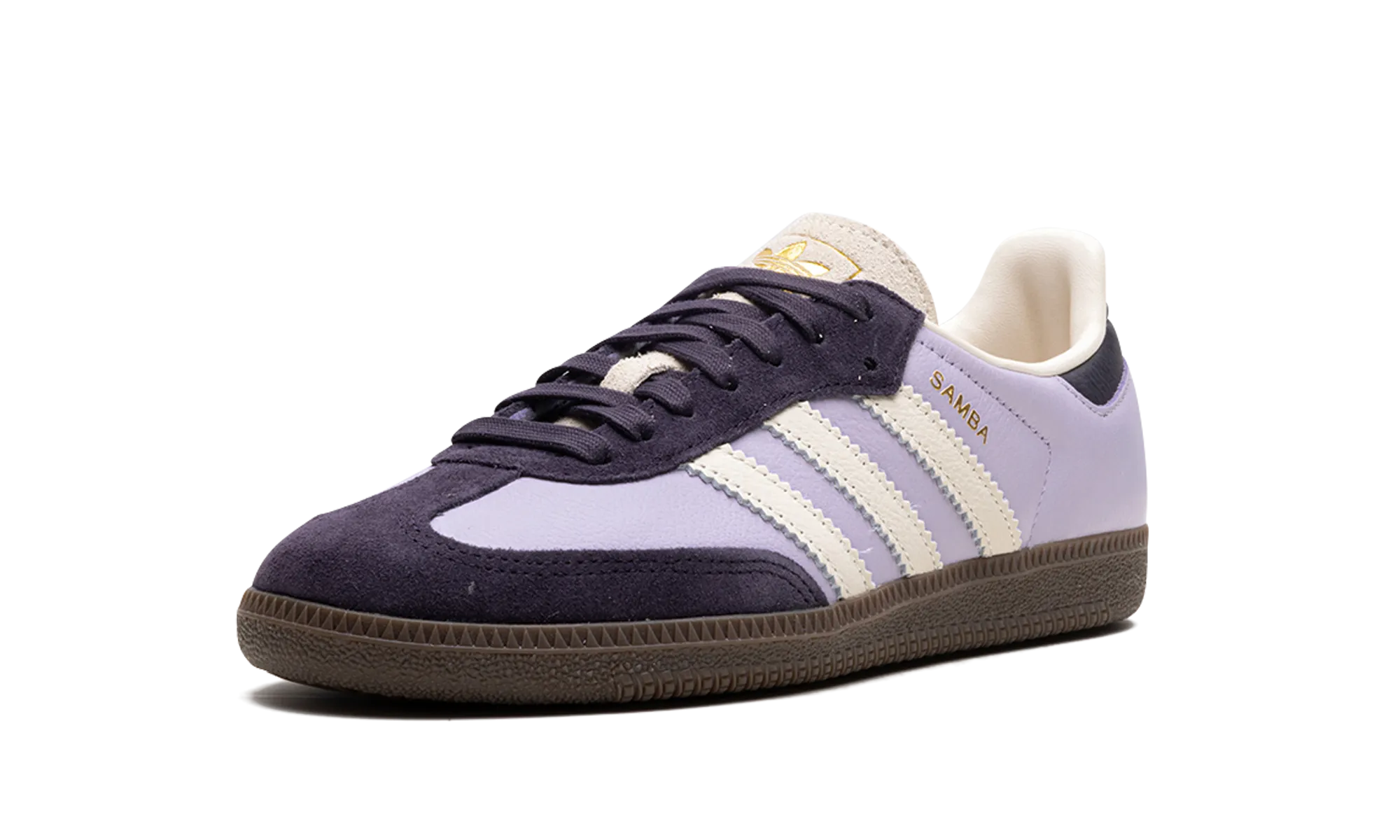 Samba OG WMNS "Silver Dawn Aurora Black" adidas stylish womens sneakers