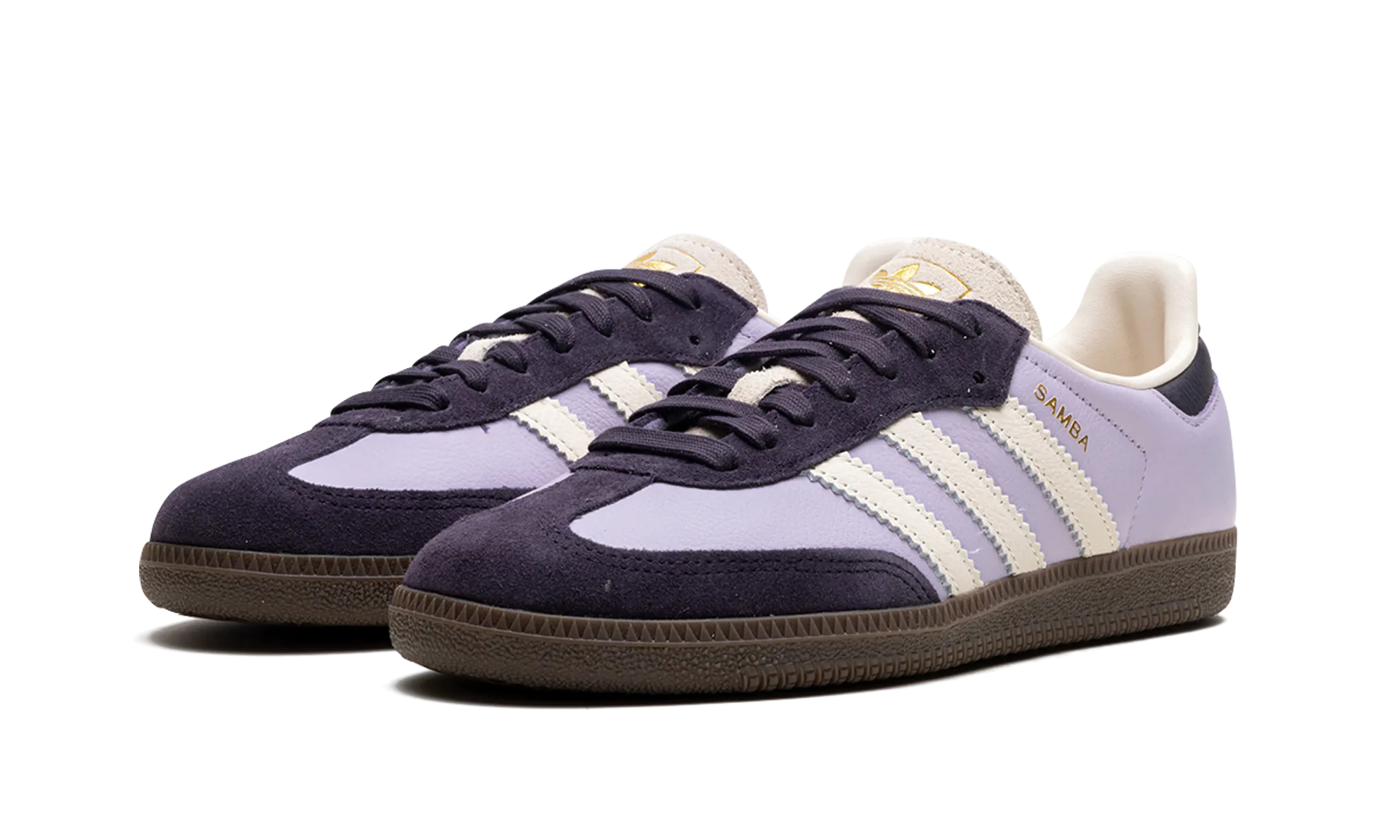 Samba OG WMNS "Silver Dawn Aurora Black" adidas stylish womens sneakers