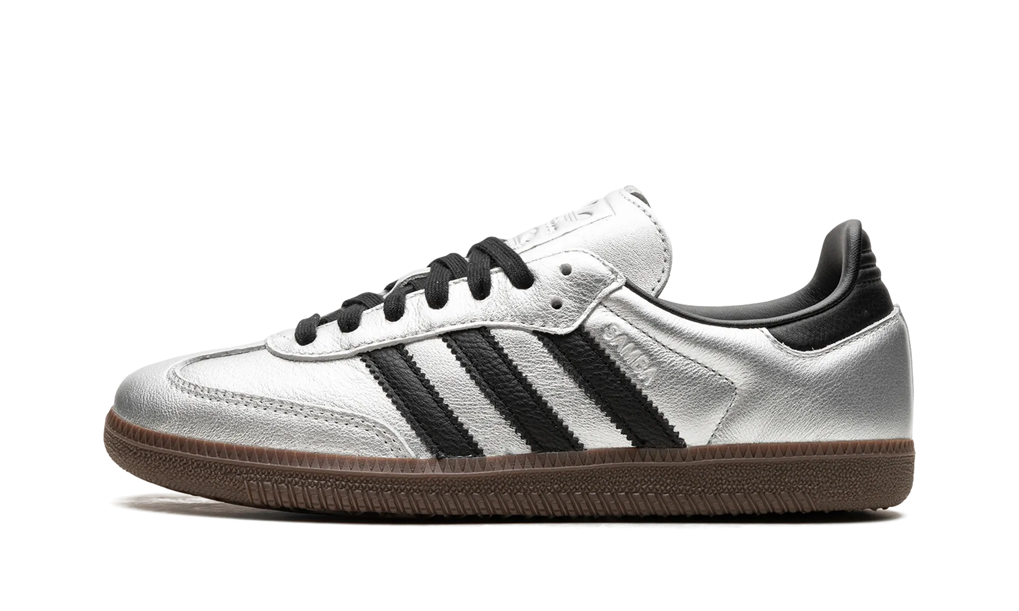 Samba OG WMNS "Silver Metallic Black Gum" Adidas Women's styles