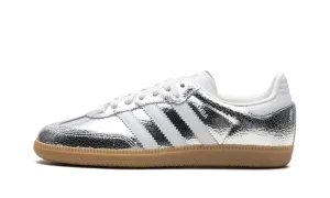 Samba OG WMNS "Silver Metallic Cracked Leather" Adidas Women's styles