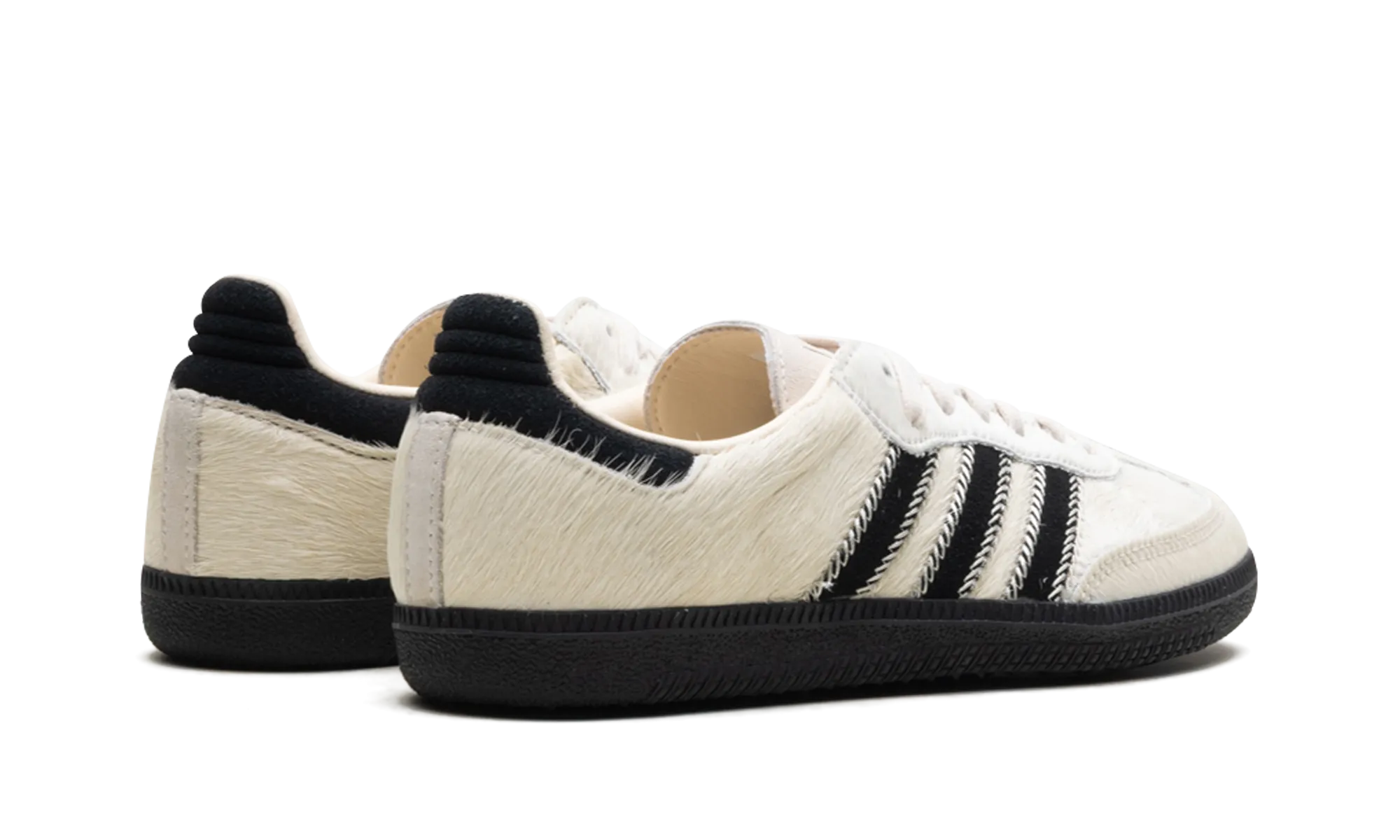 Samba OG WMNS "Wonder White Black Pony" adidas stylish womens sneakers