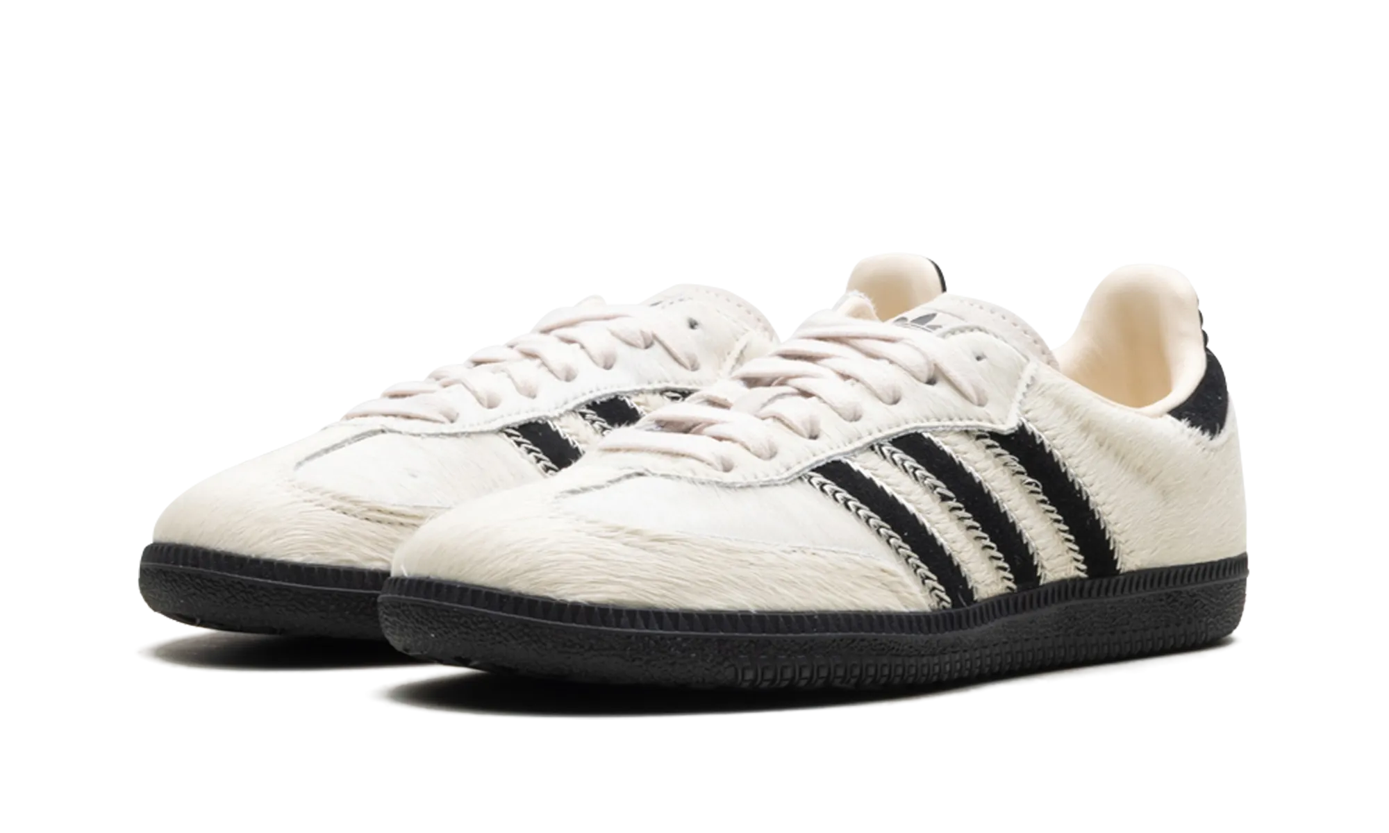 Samba OG WMNS "Wonder White Black Pony" adidas stylish womens sneakers