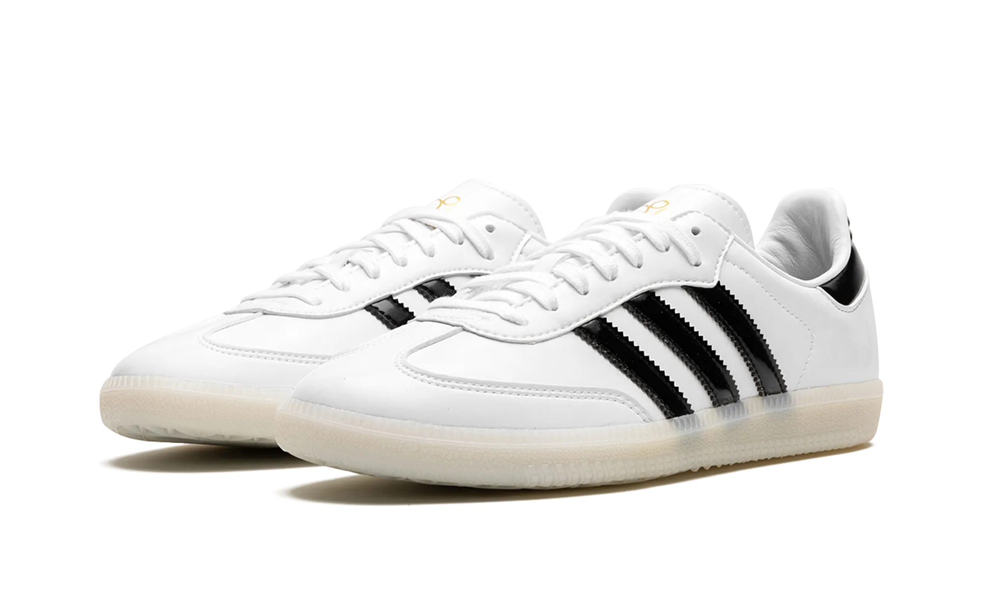 Samba "Jason Dill - White Patent Leather" adidas mesh sneakers for men