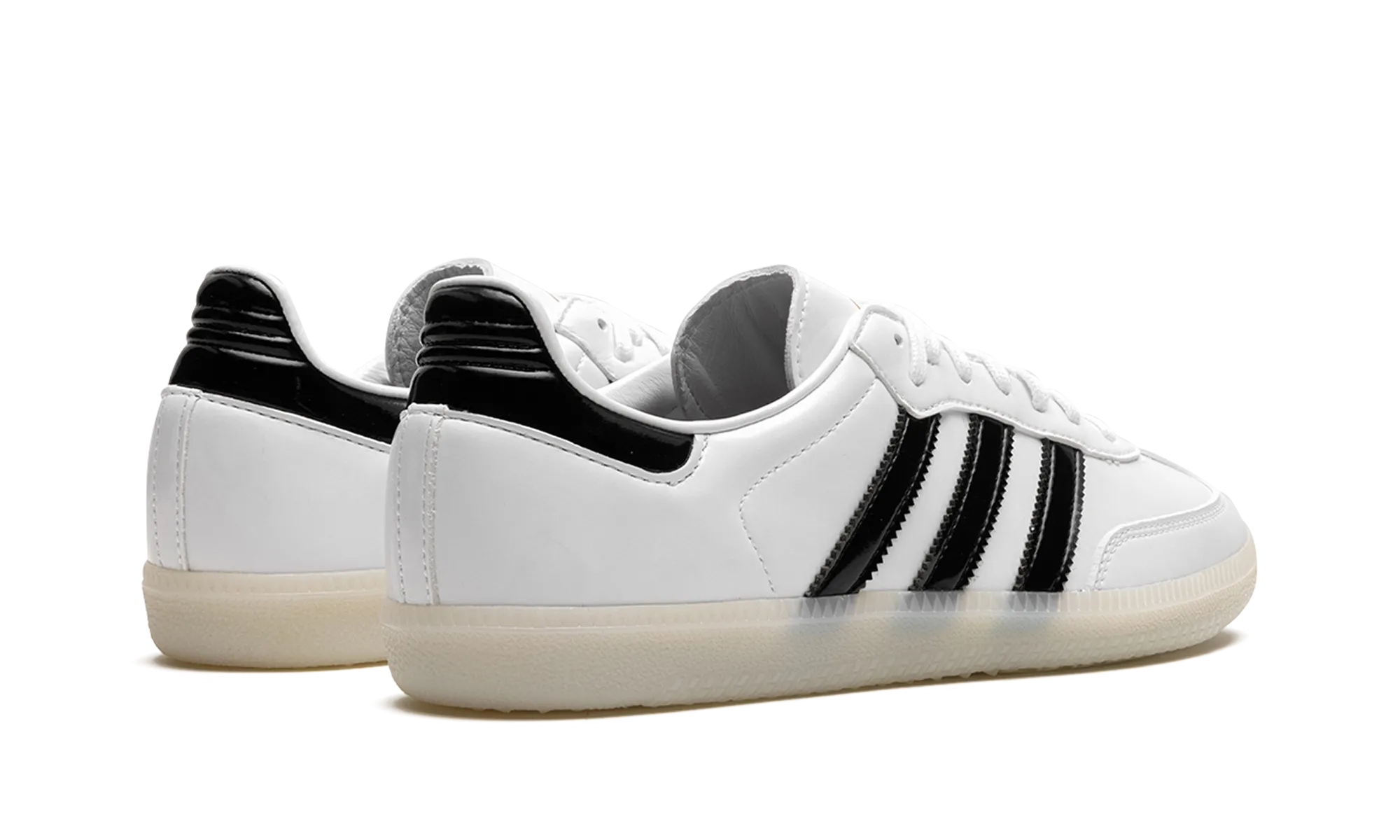 Samba "Jason Dill - White Patent Leather" adidas mesh sneakers for men