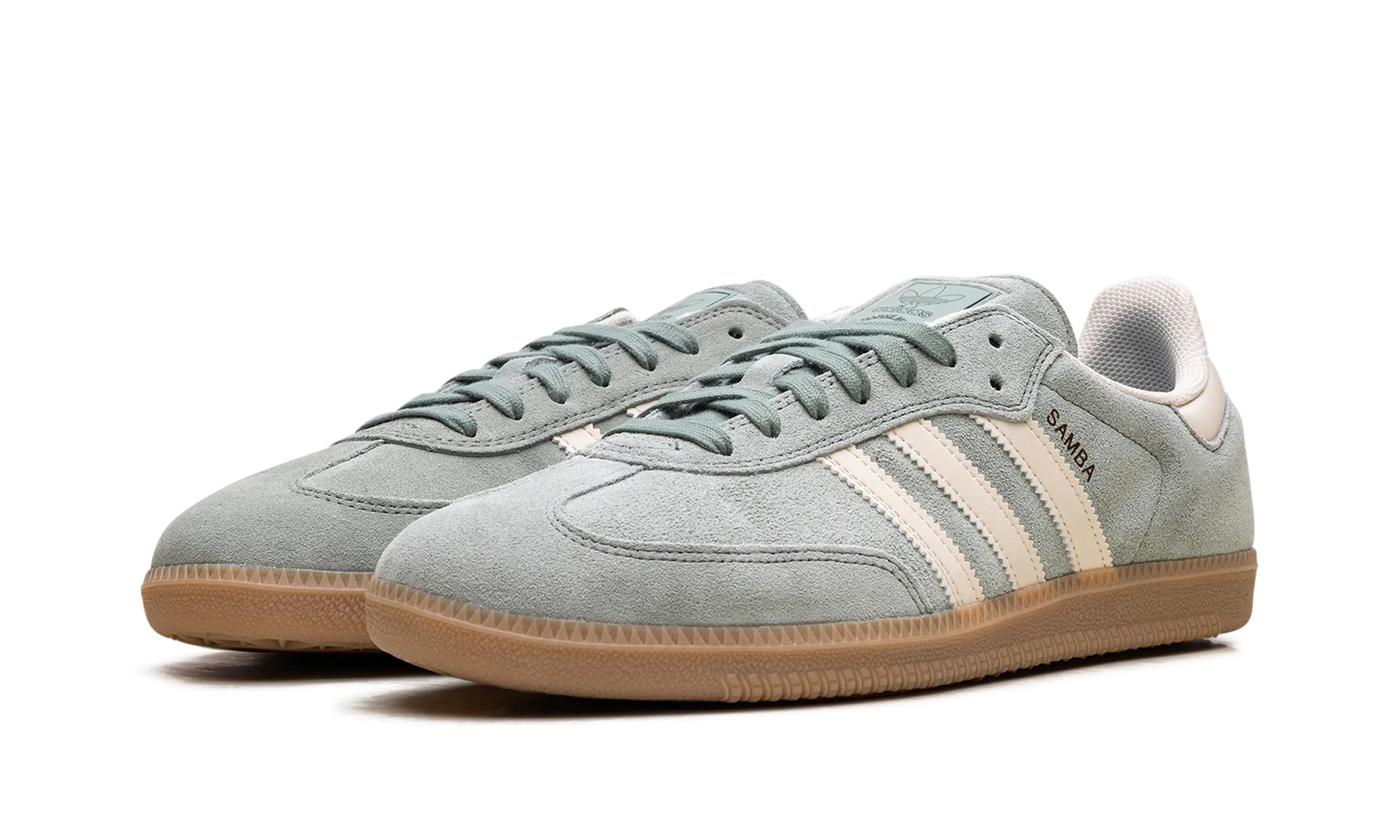 Samba "Silver Green Wonder White" adidas lifestyle mens shoes