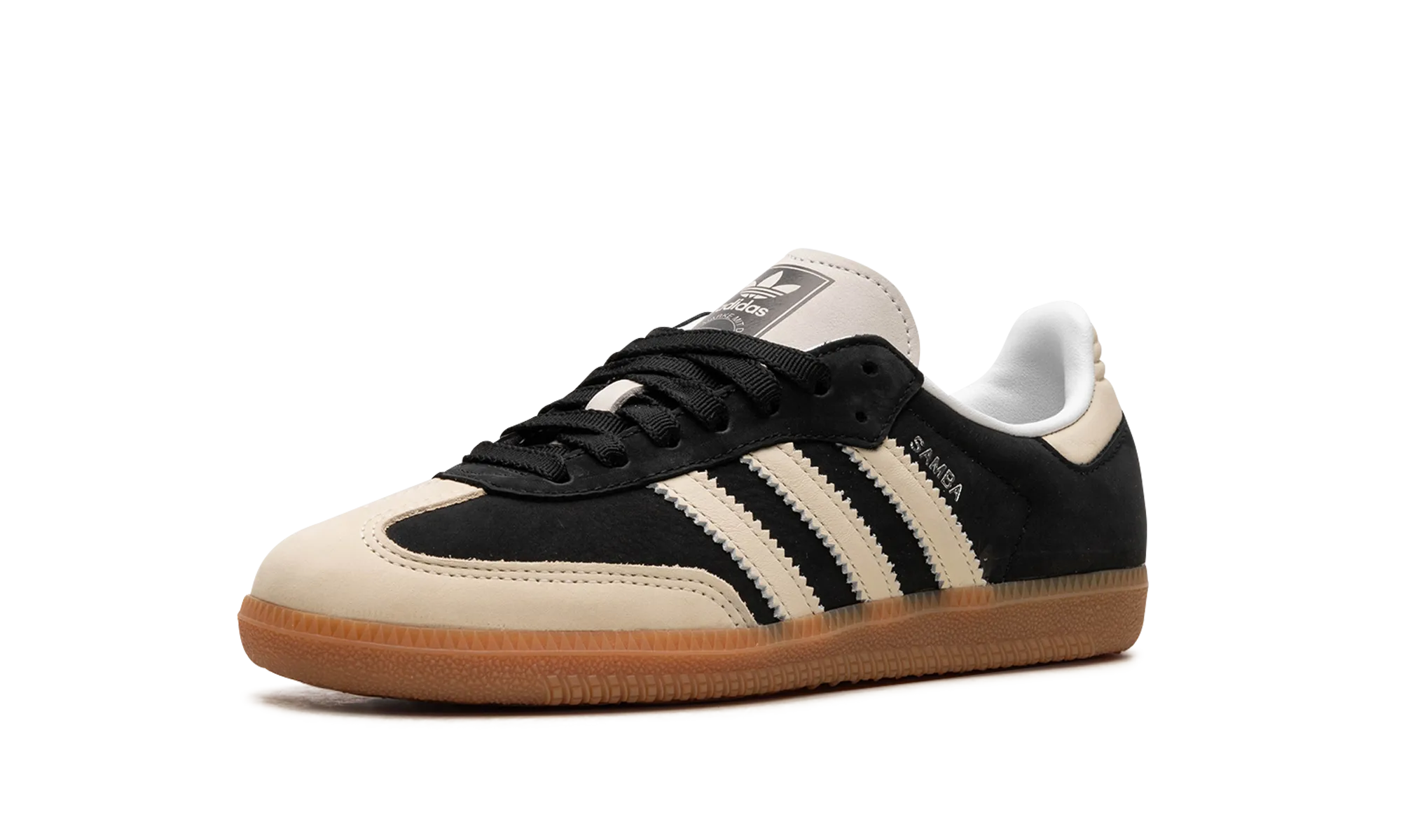 SAMBA WMNS "Core Black / Wonder White" adidas stylish womens sneakers