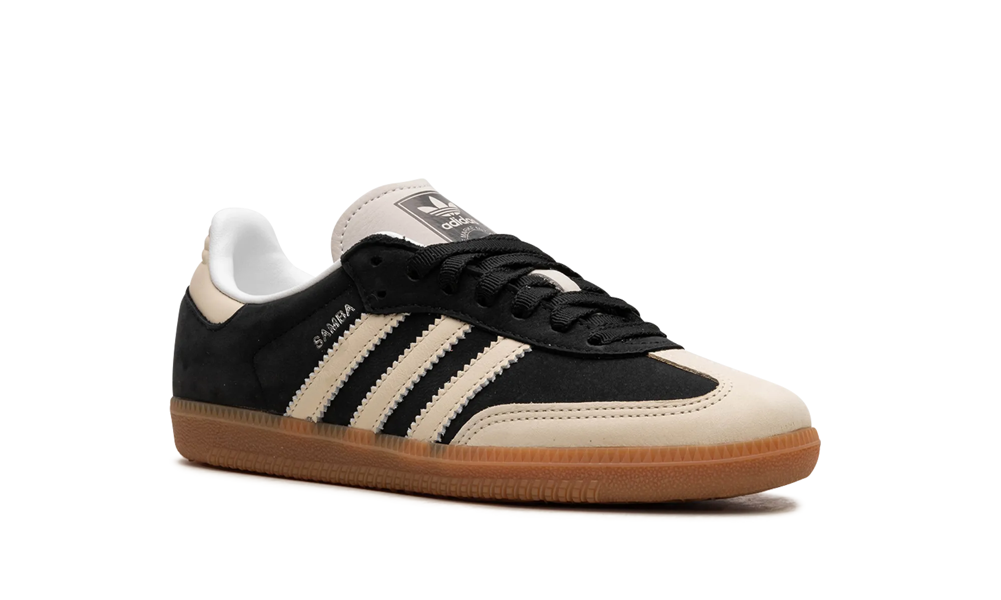 SAMBA WMNS "Core Black / Wonder White" adidas stylish womens sneakers