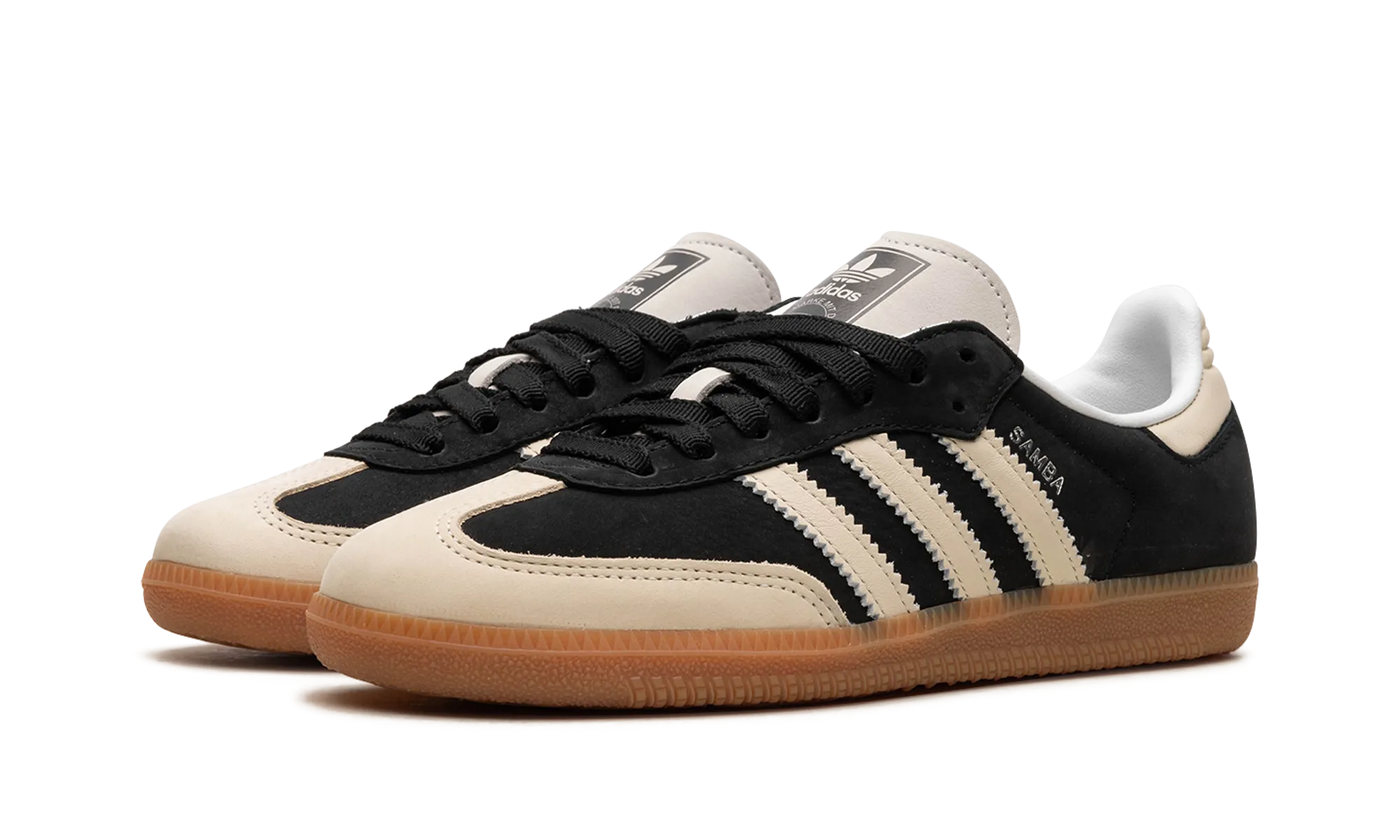 SAMBA WMNS "Core Black / Wonder White" adidas stylish womens sneakers